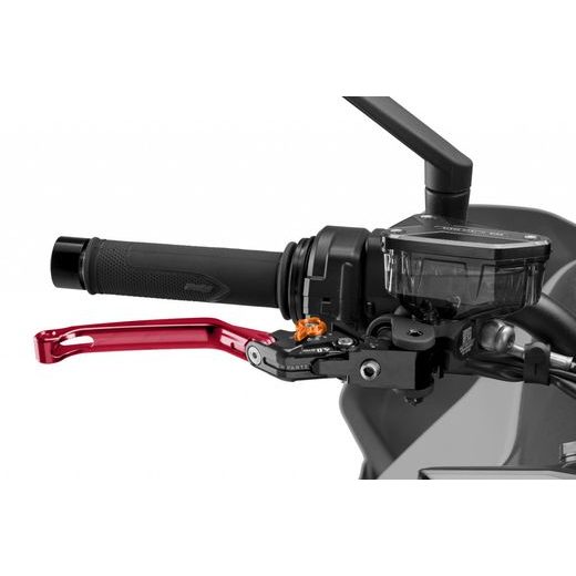 Páčka brzdy bez adaptéru PUIG 4.0 4110RT skládací červená/oranžová