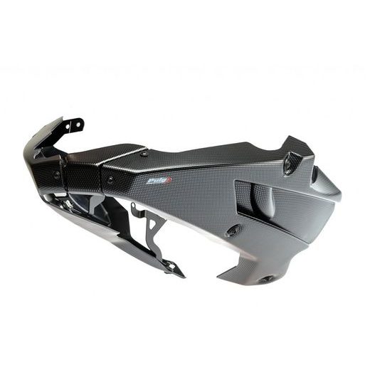 Spoiler motoru PUIG 22441C karbonový vzhled včetně samolepek