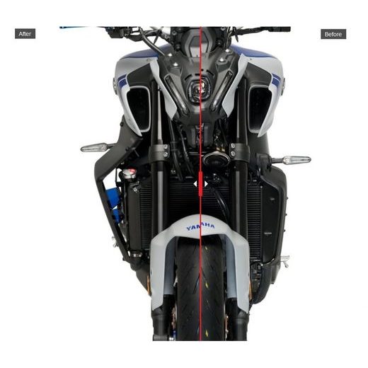 Boční spoilery PUIG DOWNFORCE 20647A modrá