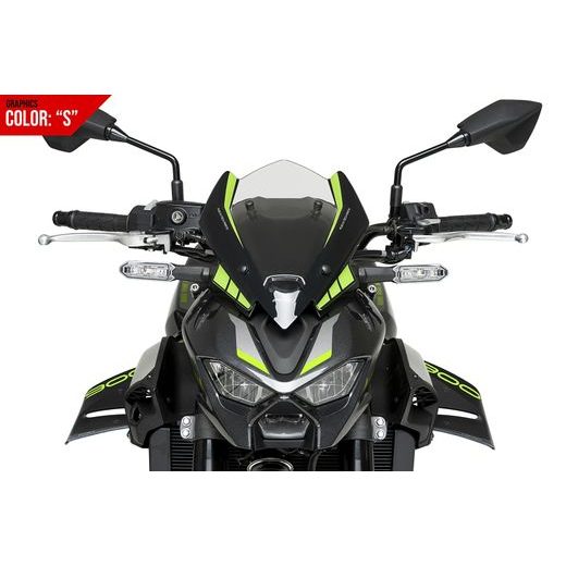 Plexi štít PUIG NEW GEN. SPORT 22439S graphics