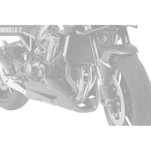 Spoiler motoru PUIG 22441C karbonový vzhled včetně samolepek