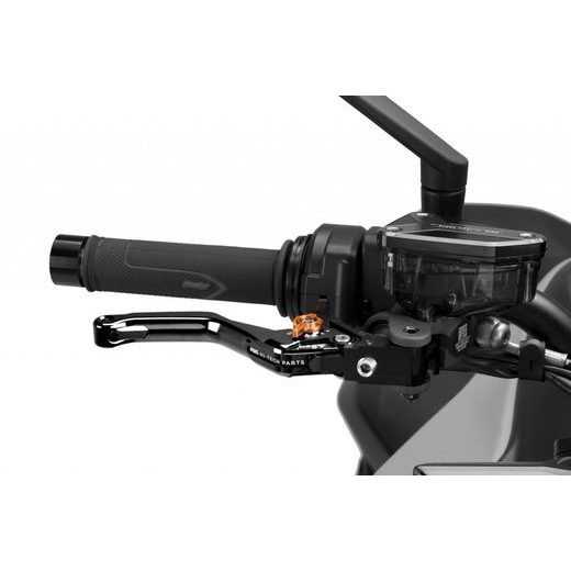 Páčka brzdy bez adaptéru PUIG 4.0 4130NT krátké černá/oranžová
