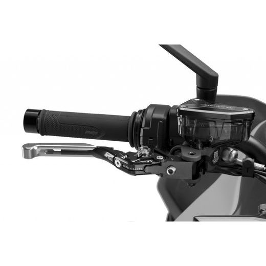 Páčka brzdy bez adaptéru PUIG 4.0 414PNP rozšiřitelná skládací stříbrná/stříbrná