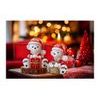 Bartek Svíčky Figurky Winter Teddy Bear 80g 75mm