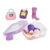 Glamour sada gum ve tvaru doplňků 8cm 8ks v krabičce na kartě