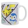 Keramický hrnek 325 ml - Pokémon Pikachu, Piplup, Charmander, Bulbasaur, Eevee