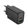 Gentle PD30W dual port adaptér ČERNÝ