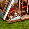 RoboTime 3D dřevěná skládačka Miniatura domečku Útulná lesní chata