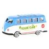 Autobus 7,5cm kov volný chod 3barvy v krabičce 24ks v DBX