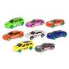 Auto závodní 7cm kov 1:64 volný chod 8druhů v krabičce 36ks v DBX