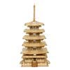 RoboTime 3D dřevěná skládačka Pětipatrová pagoda