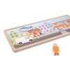 Bigjigs Toys Magnetické puzzle město