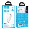 Gentle PD20W dual port adaptér BÍLÝ