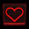 2Kids Toys LED NEON LIGHT lampička Srdce červené
