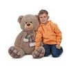 Plush Friends medvěd plyšový 65cm sedící se šálou 0m+