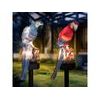 LED solární lampa papoušek - 42 cm- zelený