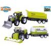 2-Play Traffic traktor a kombajn 12cm volný chod s přívěsem 2ks 13cm v krabičce