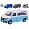 Kids Globe Traffic VW Transporter 13,5cm kov zpětný chod 3barvy 12ks v DBX