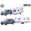 Kids Globe Traffic Volvo EX90 kov s karavanem 30cm zpětný chod v krabičce
