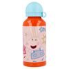 Hliníková láhev na pití Prasátko Pepa 400 ml - oranžová/modrá