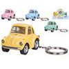 Kinsfun Volkswagen Beetle kov 5,5cm zpětný chod/přívěsek na klíče 4barvy 12ks v DBX