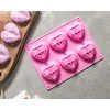 Forma na muffiny ve tvaru srdíček - 3D HEARTS