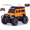 R/C auto terénní 14cm 1:43 27MHz plná funkce na baterie se světlem 2barvy v krabičce