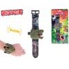 Dinoworld projektor/hodinky 22,5cm na baterie 24druhů obrázků na kartě