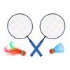 Gametime badmintonové rakety 44x22cm 2ks s košíčky 2ks 2barvy v síťce