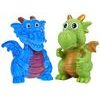 Drak figurka 3,5-6cm barevná 4ks 3druhy v krabičce