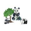 Zoolandia panda s mláďaty a doplňky v krabičce