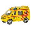 2-Play Traffic ambulance CZ 11cm kov zpětný chod na baterie česky mluvící se světlem v krabičce