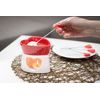 Čokoládové fondue ve tvaru srdce - ČERVENÉ