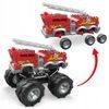Monster Truck Stavebnice Hasičské Auto - MEGA Hot Wheels