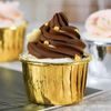 Sada zlatých košíčků na muffiny - 50 ks