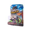 Crazy Truck monster truck 9cm na setrvačník velká kola grafitti design 4barvy na kartě