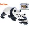 Zoolandia panda s mládětem 4,5-10cm 2druhy v krabičce