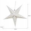Svítící 3D LED hvězda 50 cm bílá