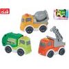 Mini Club vozidlo stavební 8cm volný chod 3druhy 18m+ v krabičce