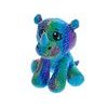 Nosorožec Star Sparkle plyšový modrý 16cm sedící 0m+ v sáčku