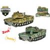 Mission Control tank 1:32 24cm na setrvačník na baterie se světlem a zvukem 2barvy 8ks v DBX