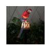 LED solární lampa papoušek - 42 cm- zelený