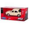 Welly Škoda 105L 1976 12cm kov zpětný chod 2barvy v krabičce