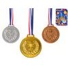 Medaile 6cm set 3ks na kartě