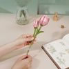 RoboTime 3D dřevěná skládačka Růžový tulipán