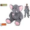 Plush Friends slon 130cm plyšový šedý 0m+