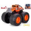 Auto monster truck 28cm volný chod na baterie se světlem a zvukem 2barvy v krabičce