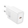 Gentle PD20W jednoportový adaptér na Type-C BÍLÝ