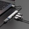 4v1 USB HUB Type-C na USB3.0+USB2.0*3
