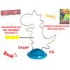 Dinoworld hlavolam dinosaurus na baterie se světlem a zvukem 18x21cm v krabičce